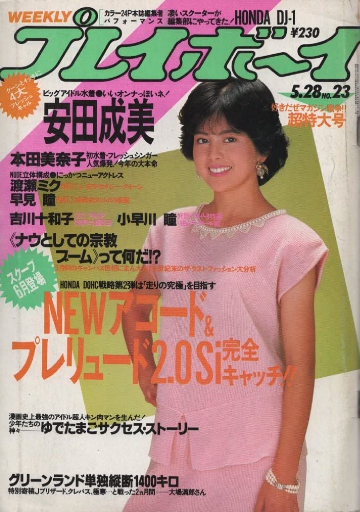 ダンク 小泉今日子 岡田有希子 沢口靖子 菊池桃子